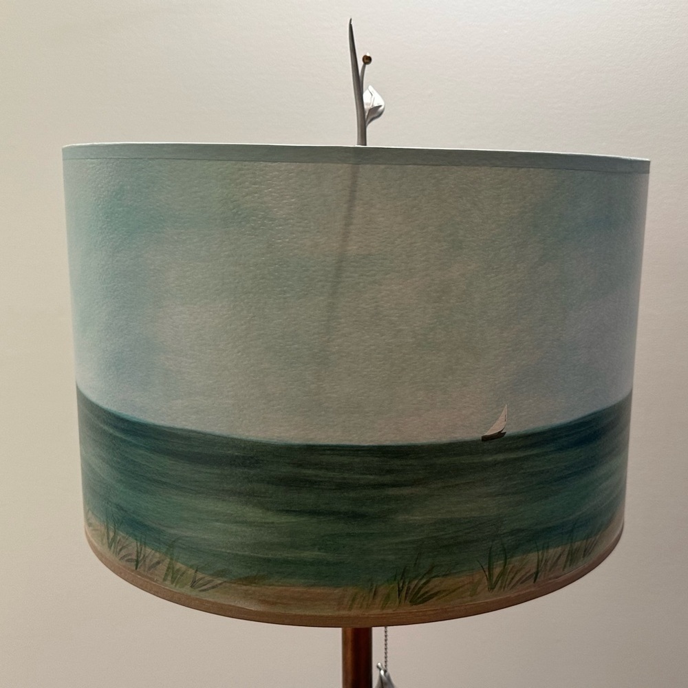 Janna Ugone Coastal Blue Lampshade